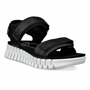 NEW ECCO women's gruuv sol sandal in black